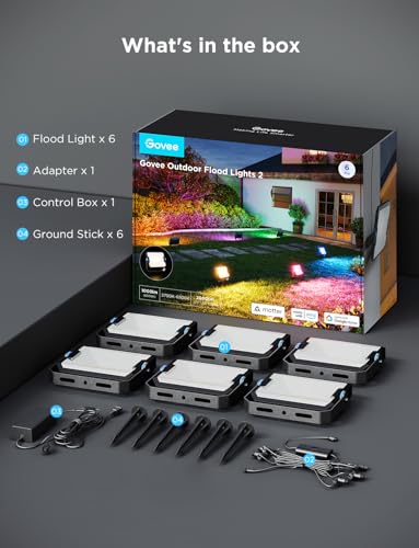 Outdoor Flood Lights 2 (6 Count)