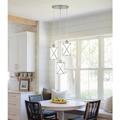 Brushed Nickel Dining Room Chandelier Light Fixture