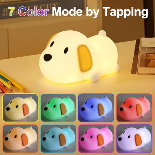 Dog Night Light & Lamp for Kids