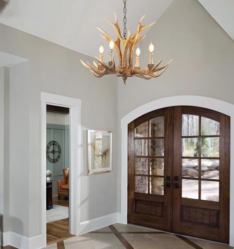 Antler Chandelier 4 Lights (4 Count)