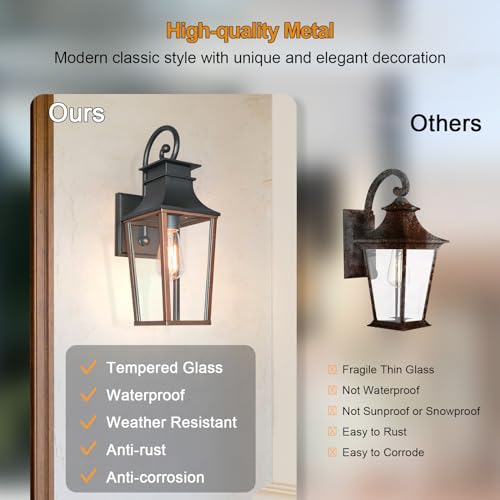 ALVIME Bronze Outdoor Wall Sconces