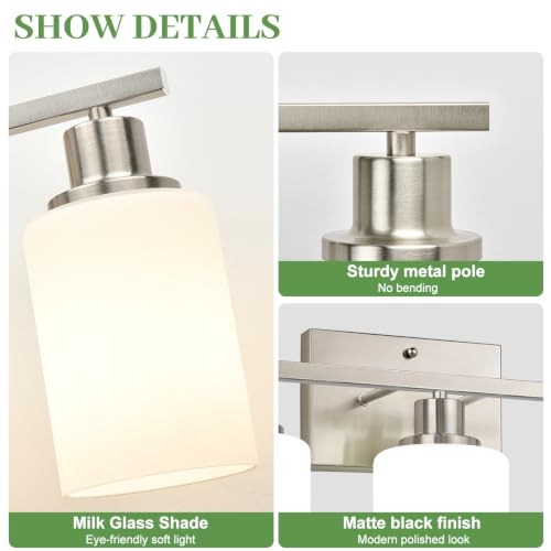 3 Light Bathroom Light Fixtures