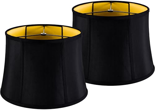 Black Lamp Shades Set of 2 (2 Count)