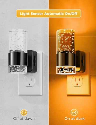 Night Light Dimmable Night Lights Plug into Wall (2 Count)
