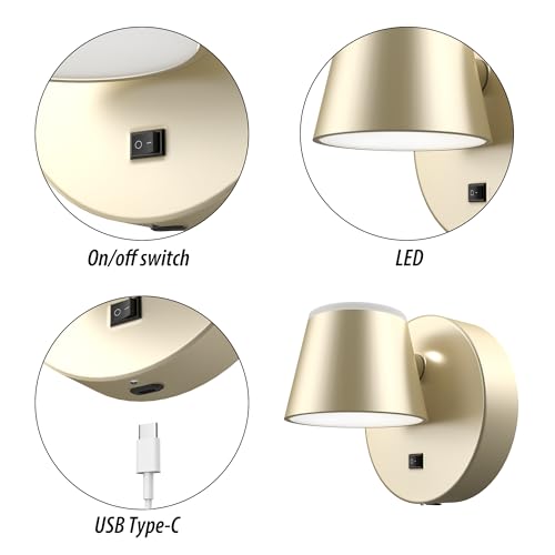 Battery Operated Wall Sconce with Remote