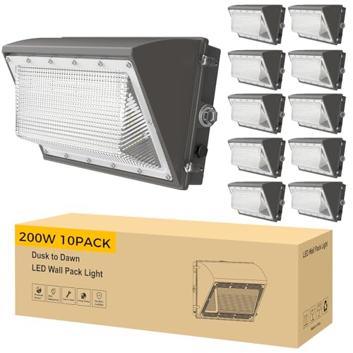 200W LED Wall Pack Light (10 Count)