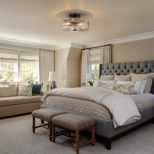 Mid Century Modern Semi Flush Mount Ceiling Light