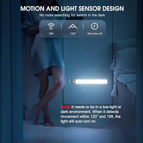 10inch Under Cabinet Lighting with 3 Color Temps (2 Count)
