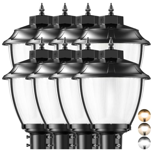 8Pack LED Post Top Light 150W (12.6 Inch)