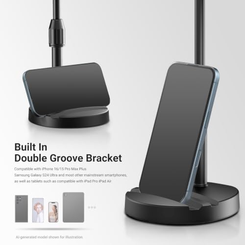 Basics 5" LED Desktop Ring Light with Stand