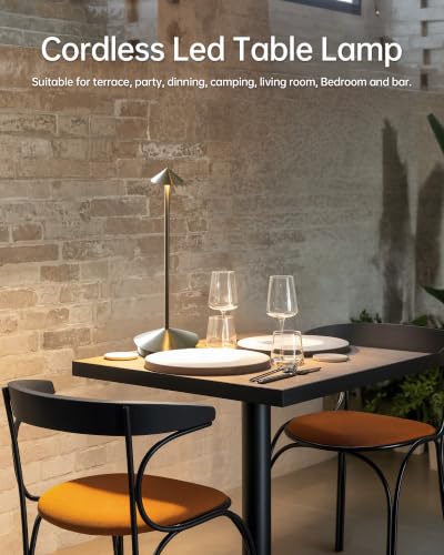 Portable Led Cordless Lamp Table Light 2 Pack