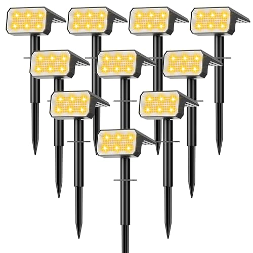 Solar Spot Lights Outdoor Waterproof (10 Count)