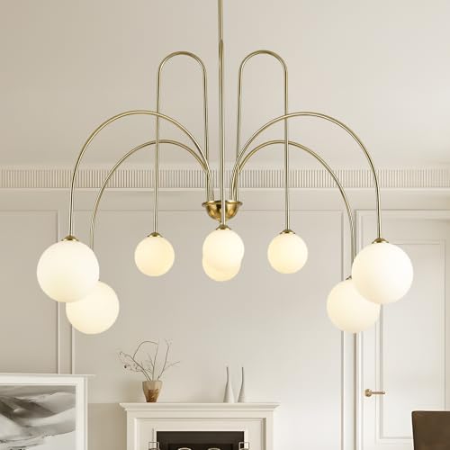 Gold Sputnik Chandelier