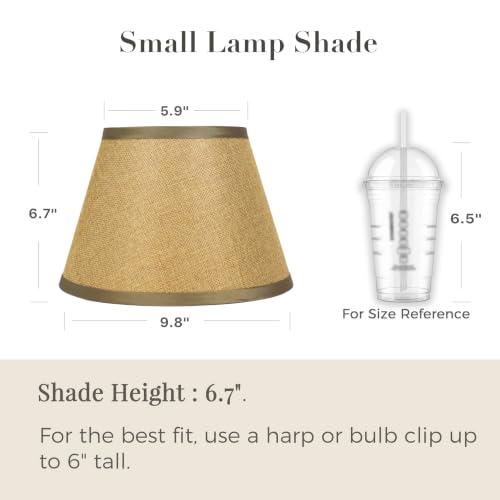 Brown Empire Lamp Shades Set of 2