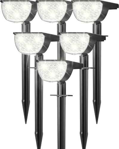 Solar Lights Outdoor Waterproof IP65 (6 Count)