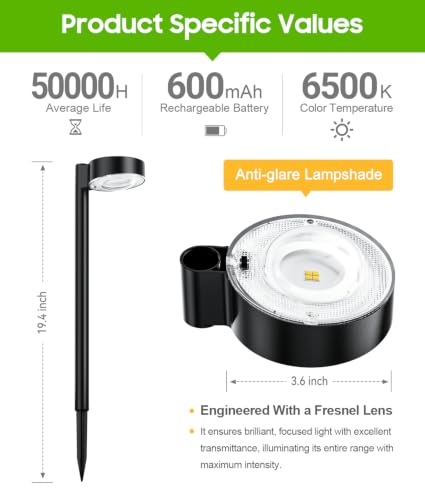 12 Pack Solar Pathway Lights Outdoor (12 Count)