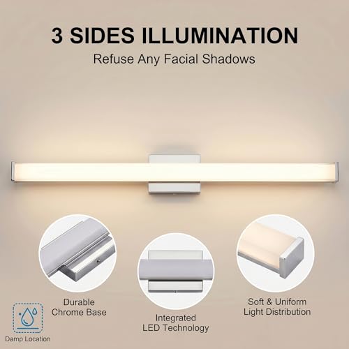 48" Modern LED Bathroom Light Fixtures (48 Count)