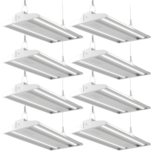 8 Pack 2FT 200W LED High Bay Light 30000LM High Bay Shop Light (8 Count)