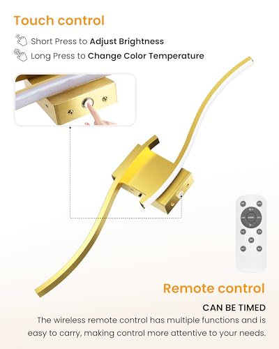 27.6 Inch Battery Operated Wall Sconce Set of 2 (2 Count)