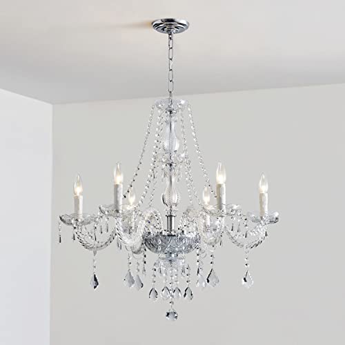 Saint Mossi 6 Light Chandelier Modern K9 Crystal Chandelier Lighting