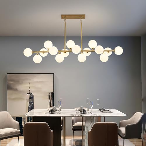 Mid Century Modern Chandelier 55in Kitchen Pendant Light