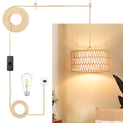 Boho Plug in Pendant Light