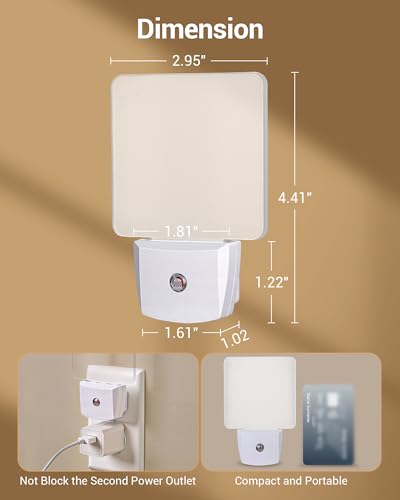 Night Lights Plug into Wall (4 Count)