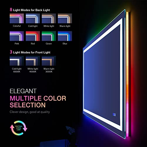 40"X24" LED Bathroom Mirror with Lights