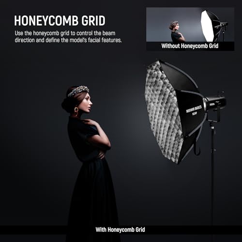 Basics Octagonal Softbox Kit for Studio Photography Video Recording Streaming