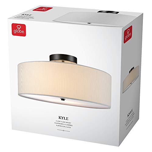 60315 2 Light Flush Mount Ceiling Light