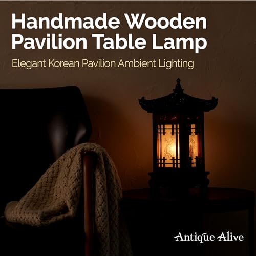 Traditional Korean Wood Lamp