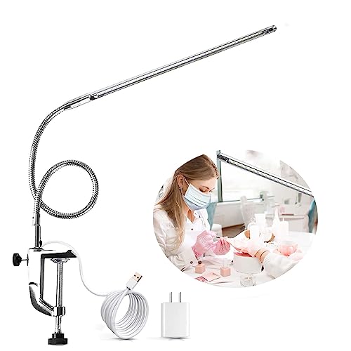 Desk Light with Clamp USB LED 8W Clip Nail Desk Lamp