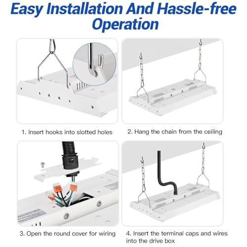 LED Linear Shop Lights 150W (4 Count)