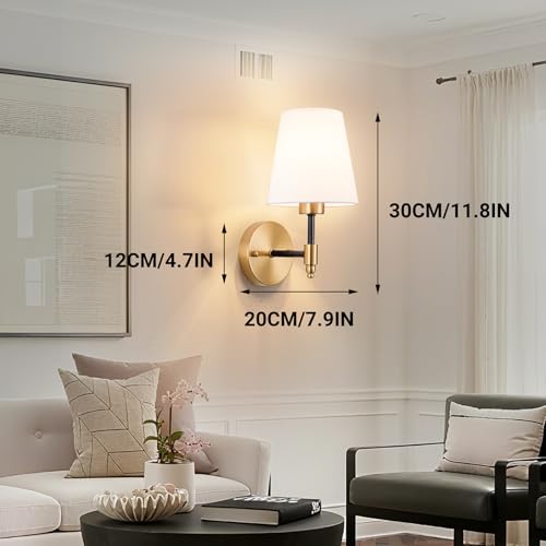 Peel and Stick Wall Sconces (2 Count)
