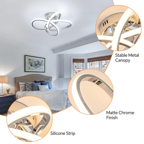 Modern LED Ceiling Light with Remote Control