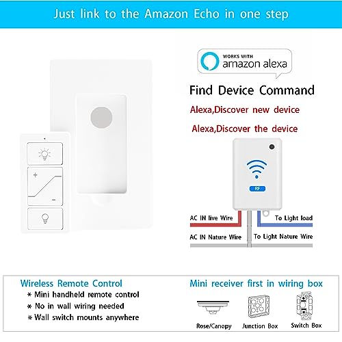 Wireless Light Switch (100 Count)