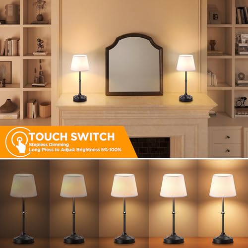 2 Pack Cordless Table Lamp (2 Count)