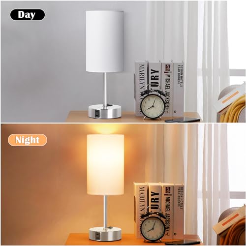 Table Lamps for Bedroom Set of 2 (2 Count)