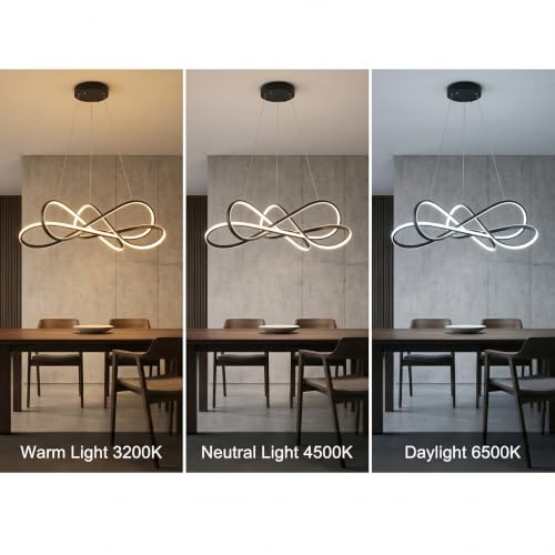Chrome Modern LED Chandelier