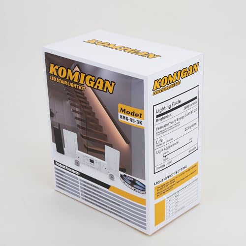 Motion Sensor with Daylight Sensor LED Stair Light Kit KMG