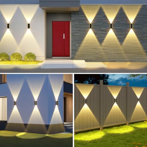 Fence Lights Solar Powered (2 Count)