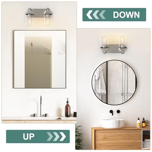 Brushed Nickel Bathroom Light Fixtures