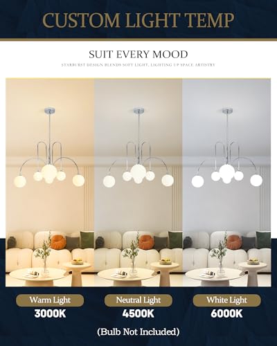 Nickel Sputnik Chandelier