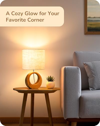 Small Wood Table Lamp