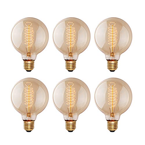 Edison Incandescent Light Bulbs 60 Watt (6 Count)