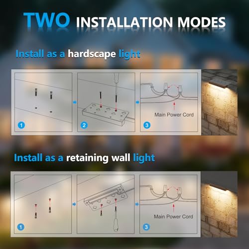 7 Inch Retaining Wall Lights (8 Count)
