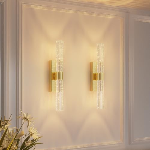 Battery Operated Wall Sconces Set of 2