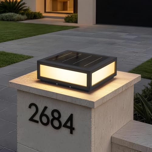 Large Solar Post Lights