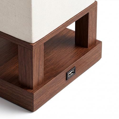Maxwell Bedside Lamp with USB Port
