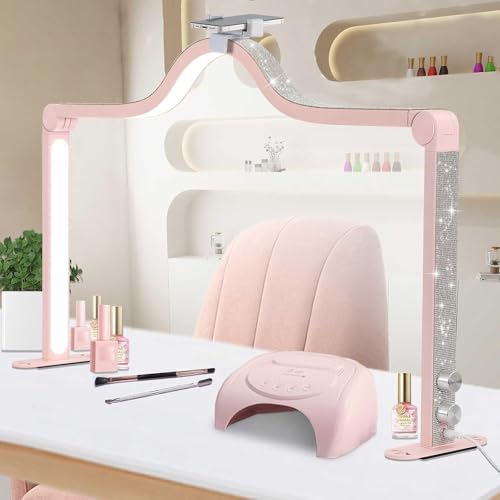 Half Moon Light for Nail Desk